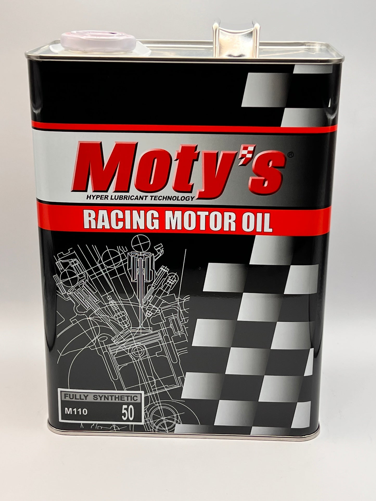 Moty's Racing Motor Oil Fully Synthetic M110 15w50 4 Litre Can