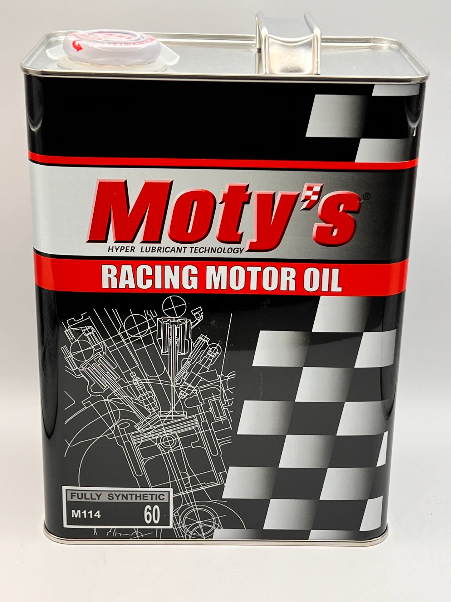 Moty's Racing Motor Oil Fully Synthetic M114(60) 15w60 4 Litre Can