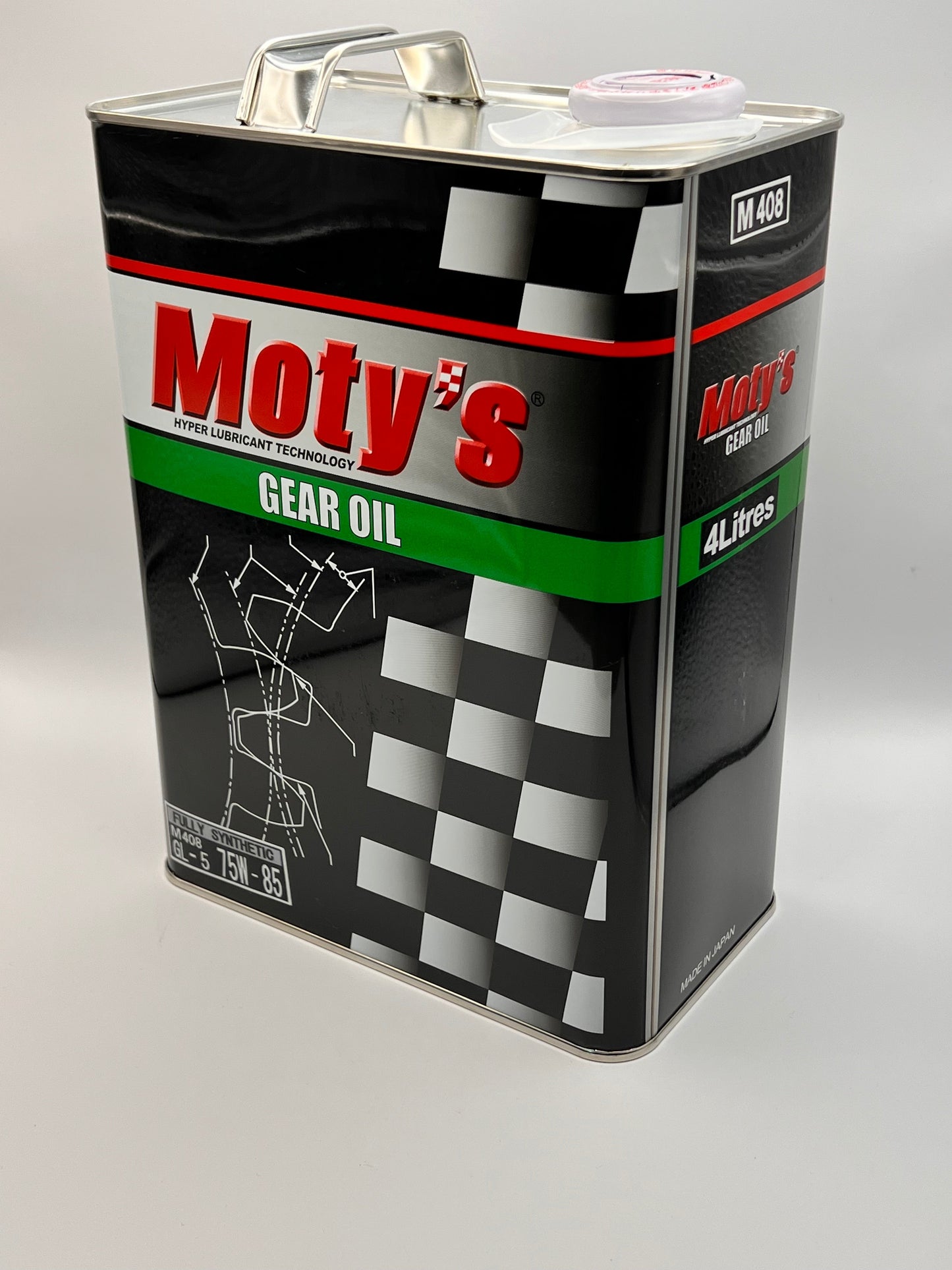 Moty's Gear Oil Full Synthetic M408 75W85 4 Litre Can