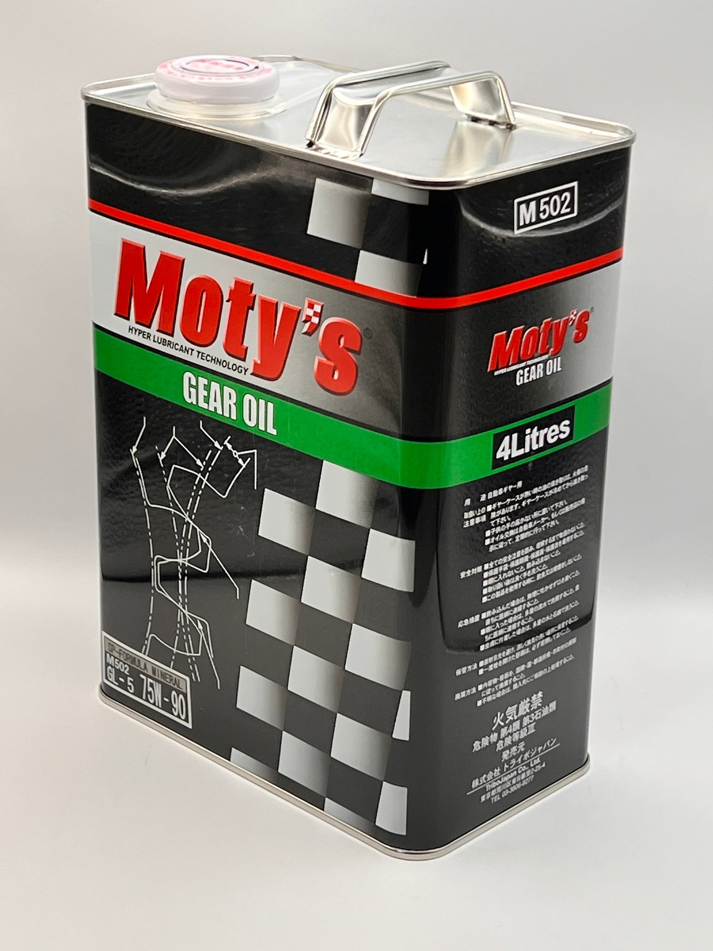 Moty's Gear Oil Specialized Mineral Oil M502 75W90 4 Litre Can