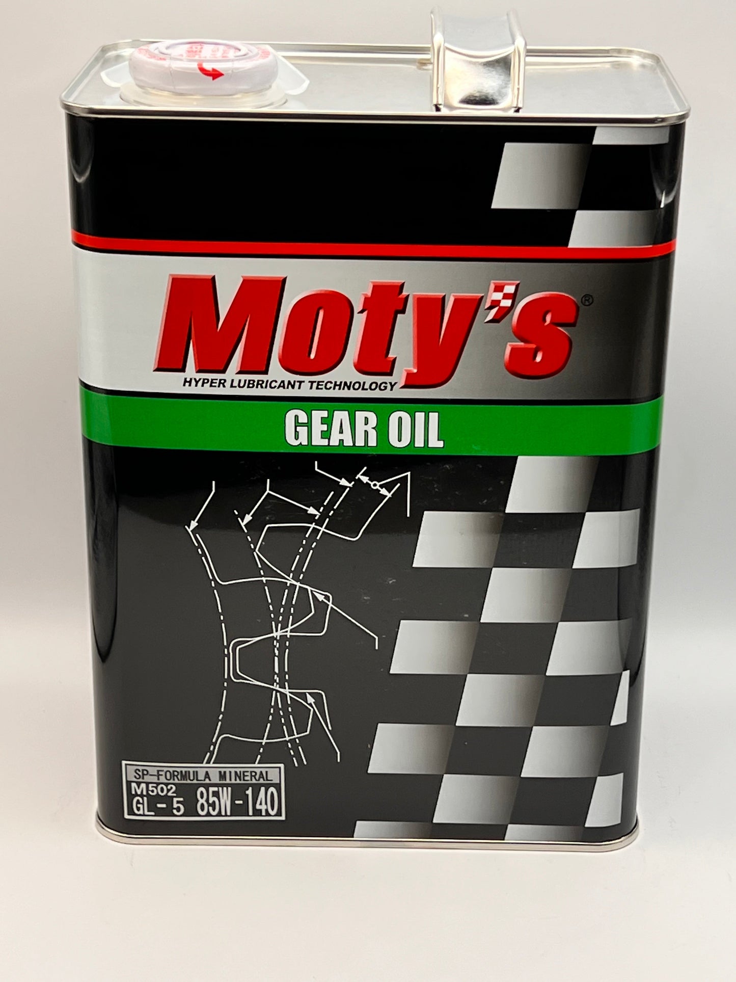 Moty's Gear Oil Specialized Mineral Oil M502 85W140 4 Litre Can