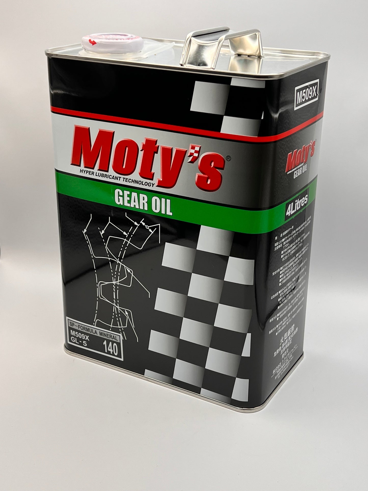 Moty's Gear Oil Specialized Mineral Oil M509X (140) 4 Litre Can