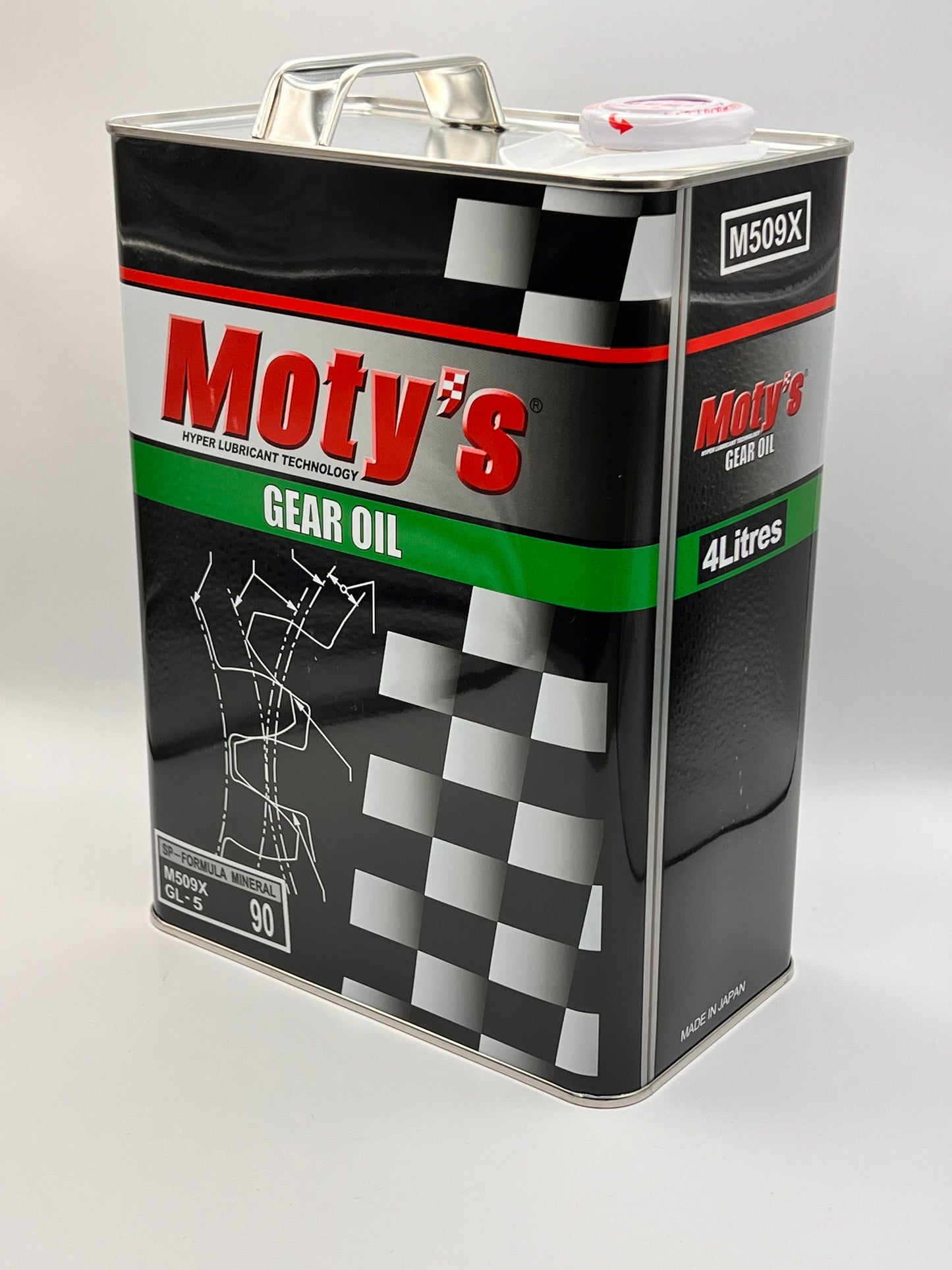 Moty's Gear Oil Specialized Mineral Oil M509X (90) 4 Litre Can