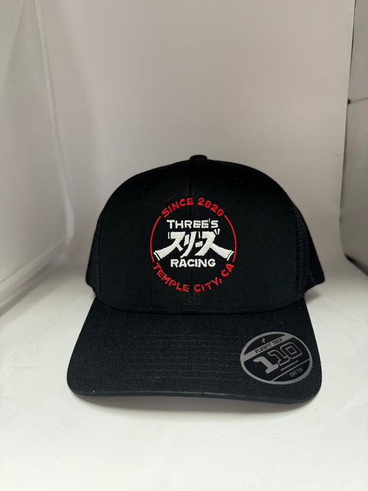 Three’s Racing Katakana Hats