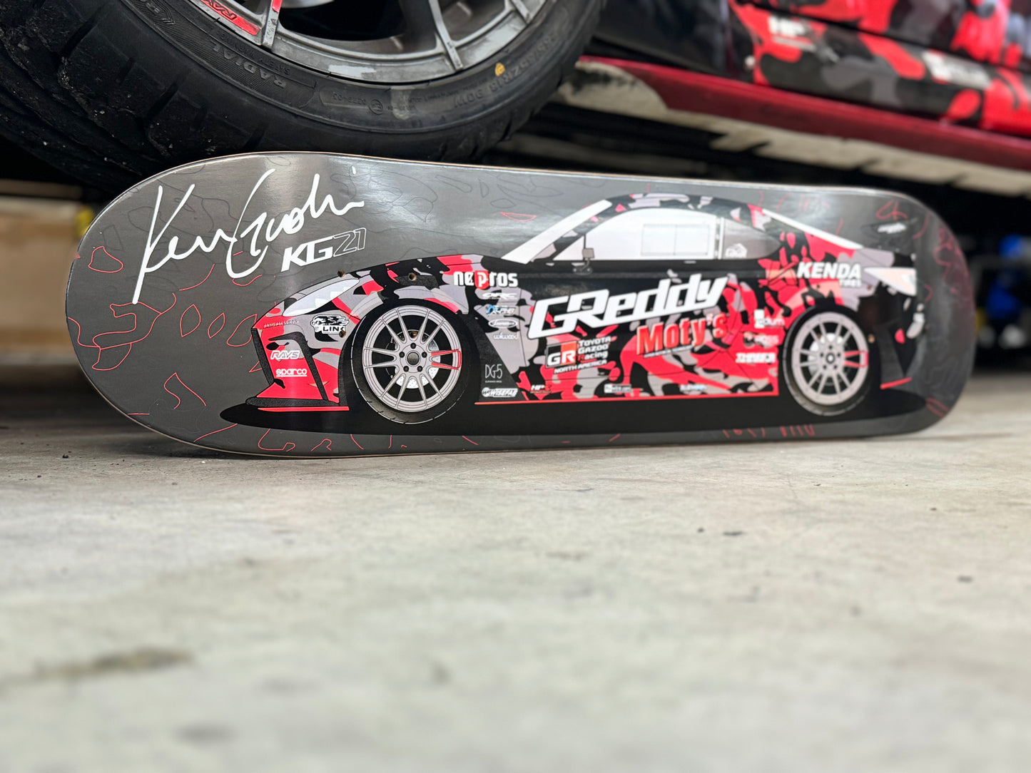 2024 GReddy Performance x K.Gushi Skate deck