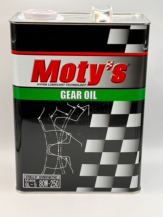 Moty's Gear Oil Full Synthetic M409 80W-250 4 Litre Can