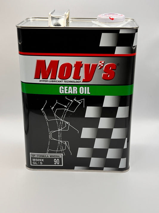 Moty's Gear Oil Specialized Mineral Oil M509X (90) 4 Litre Can